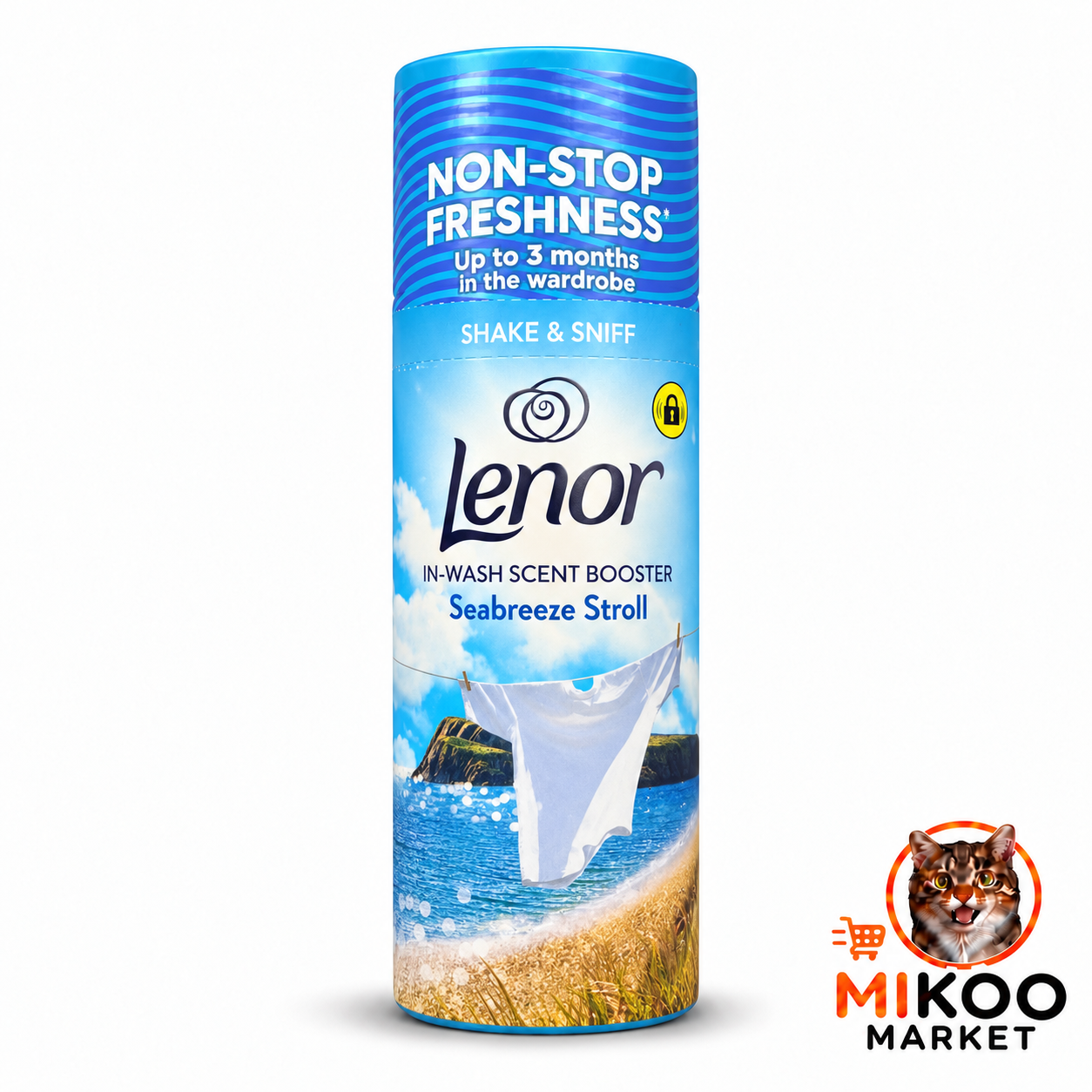 دانه خوشبوکننده لباس لنور Lenor Seabreeze Stroll وزن ۱۵۵ گرم
